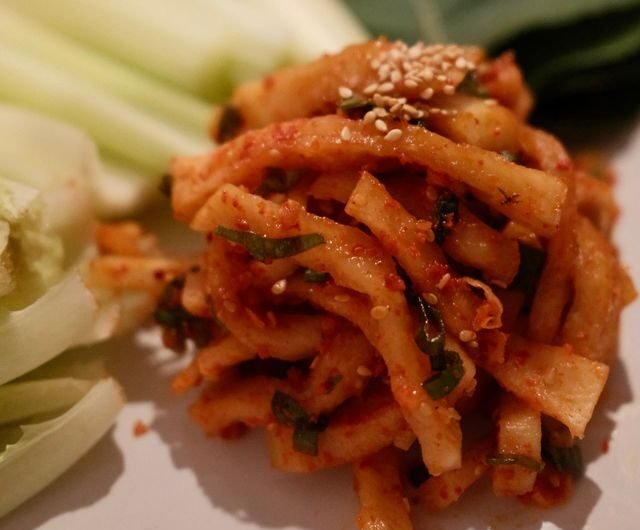 Radish Kimchi (Bossam Kimchi, 보쌈 김치)