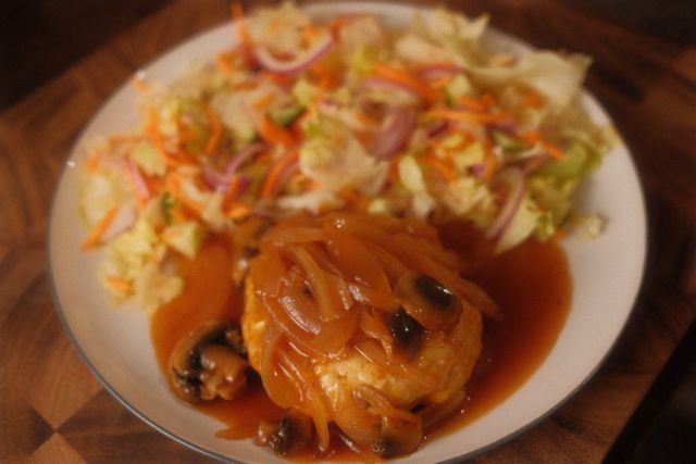 Korean Tofu Hamburg Steak