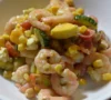 Super easy Mango Prawn Chilli summer salad