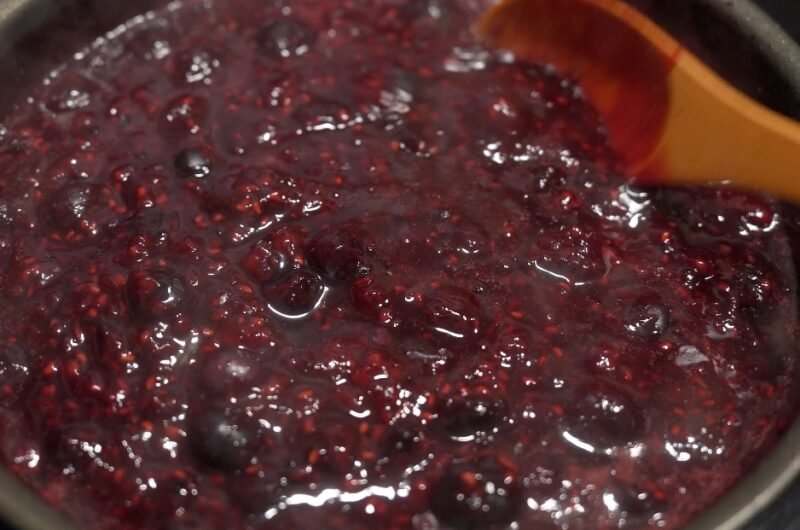 Low sugar Berry compote